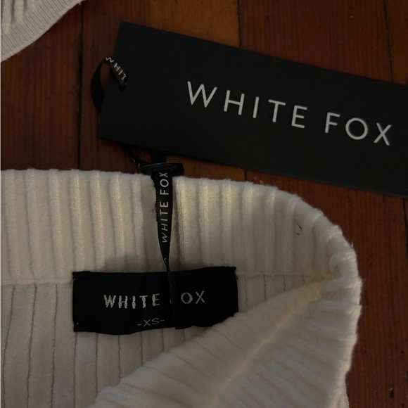 White Fox Ribbed Set - Picture 2 of 2